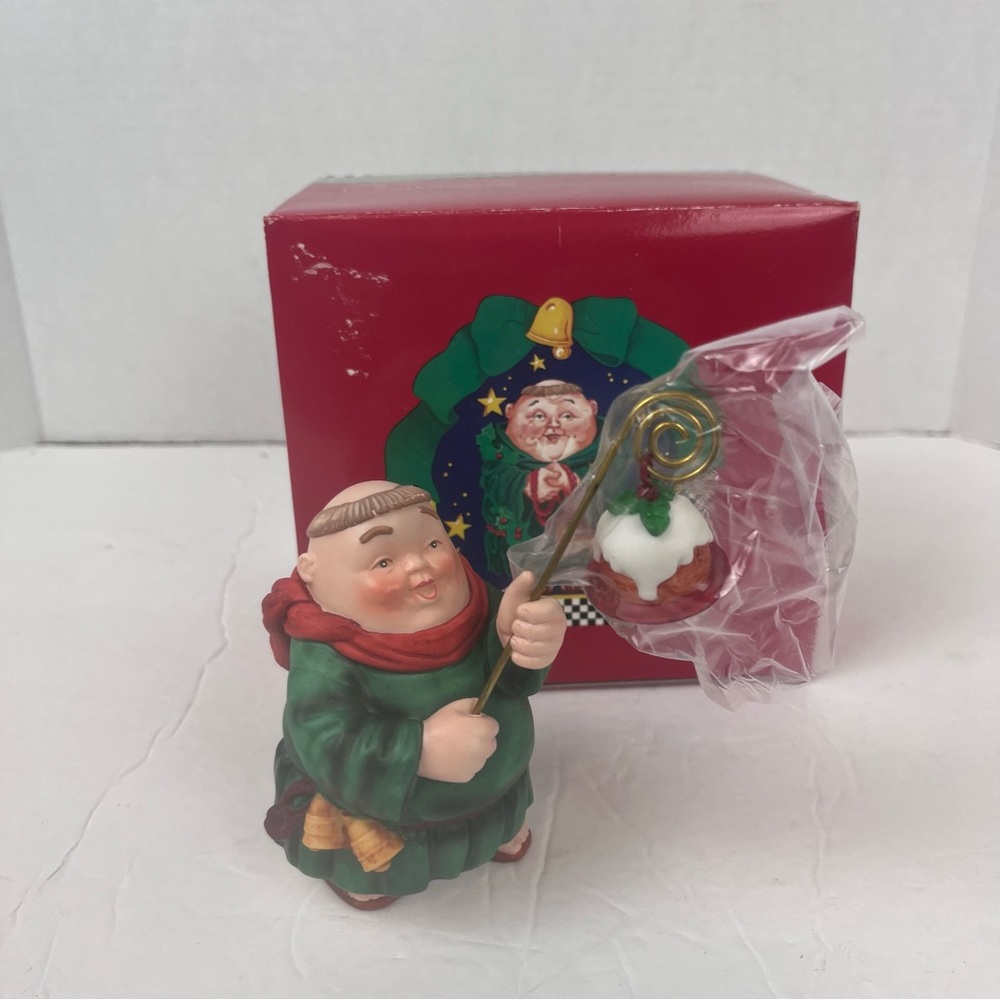 SALE-Dept 56 Merry Makers Percy pudding-a-bringer-Monk,Porcelain figure/Retir…